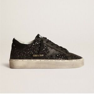 Golden Goose Black Glitter Sneakers